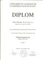 Diplom Urkunde Universität Hannover Diplom Urkunde Universität Hannover