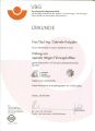 SCC-Urkunde SCC-Urkunde
